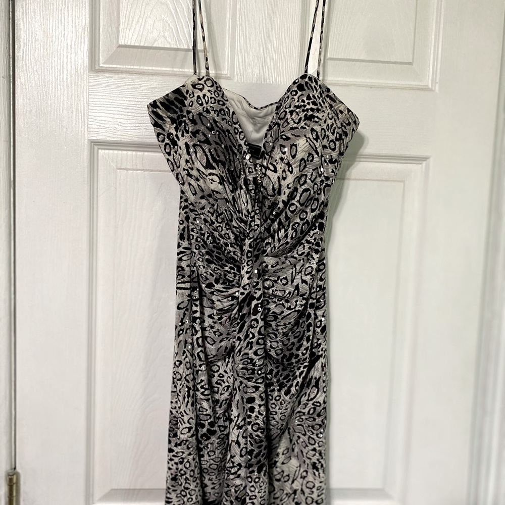 Sparkly Cheetah Print Dress